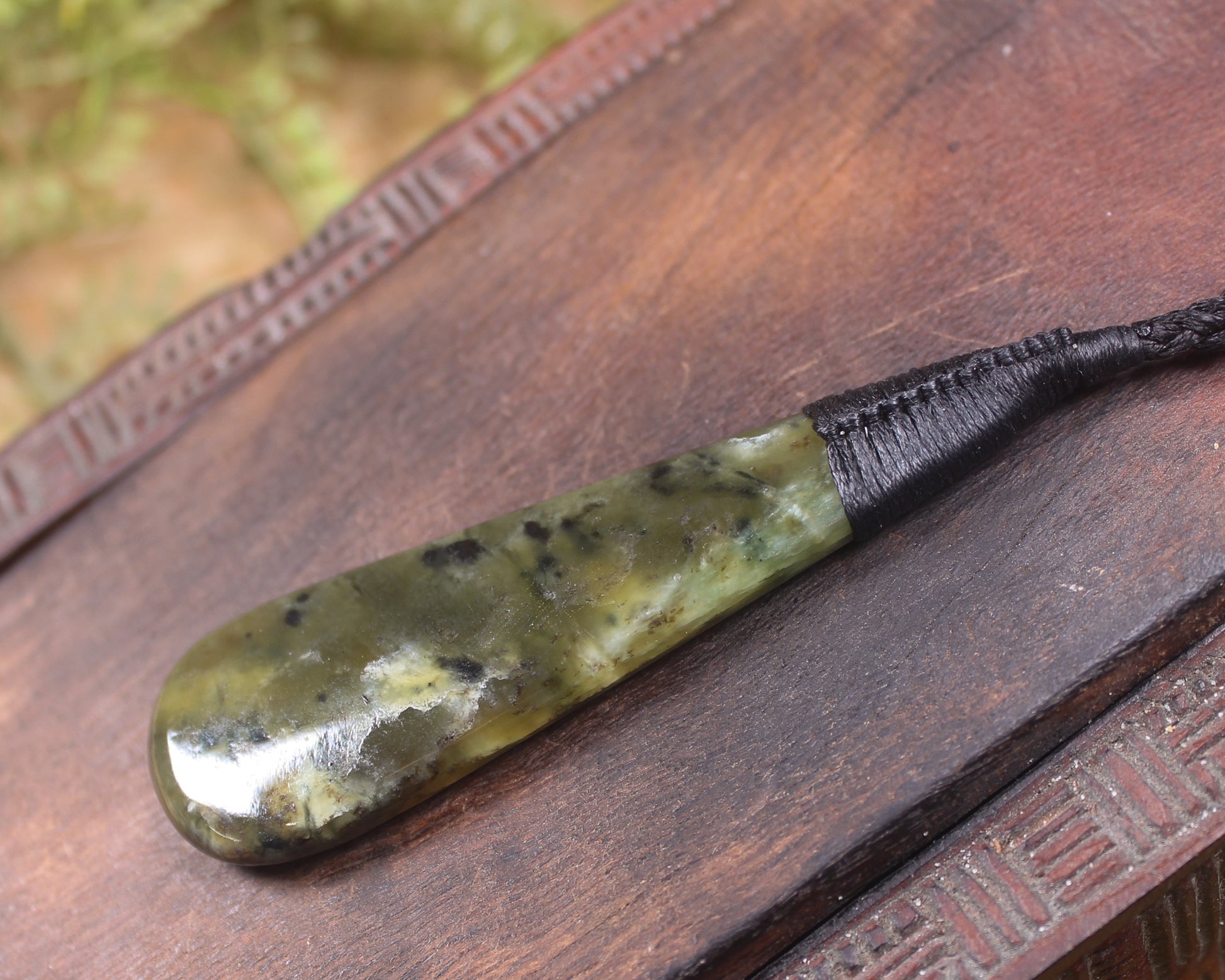 Rimu Pounamu Roimata Pendant - NZ Greenstone