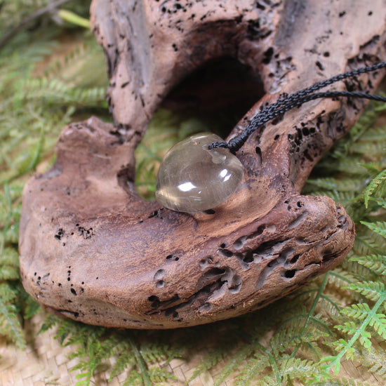 Heart carved from Smokey Quartz