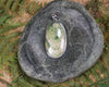 Sterling Silver Greenstone Pendant carved from Flower Jade Pounamu - NZ Greenstone