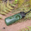 Hapopo Pounamu Toki with Koru - NZ Greenstone