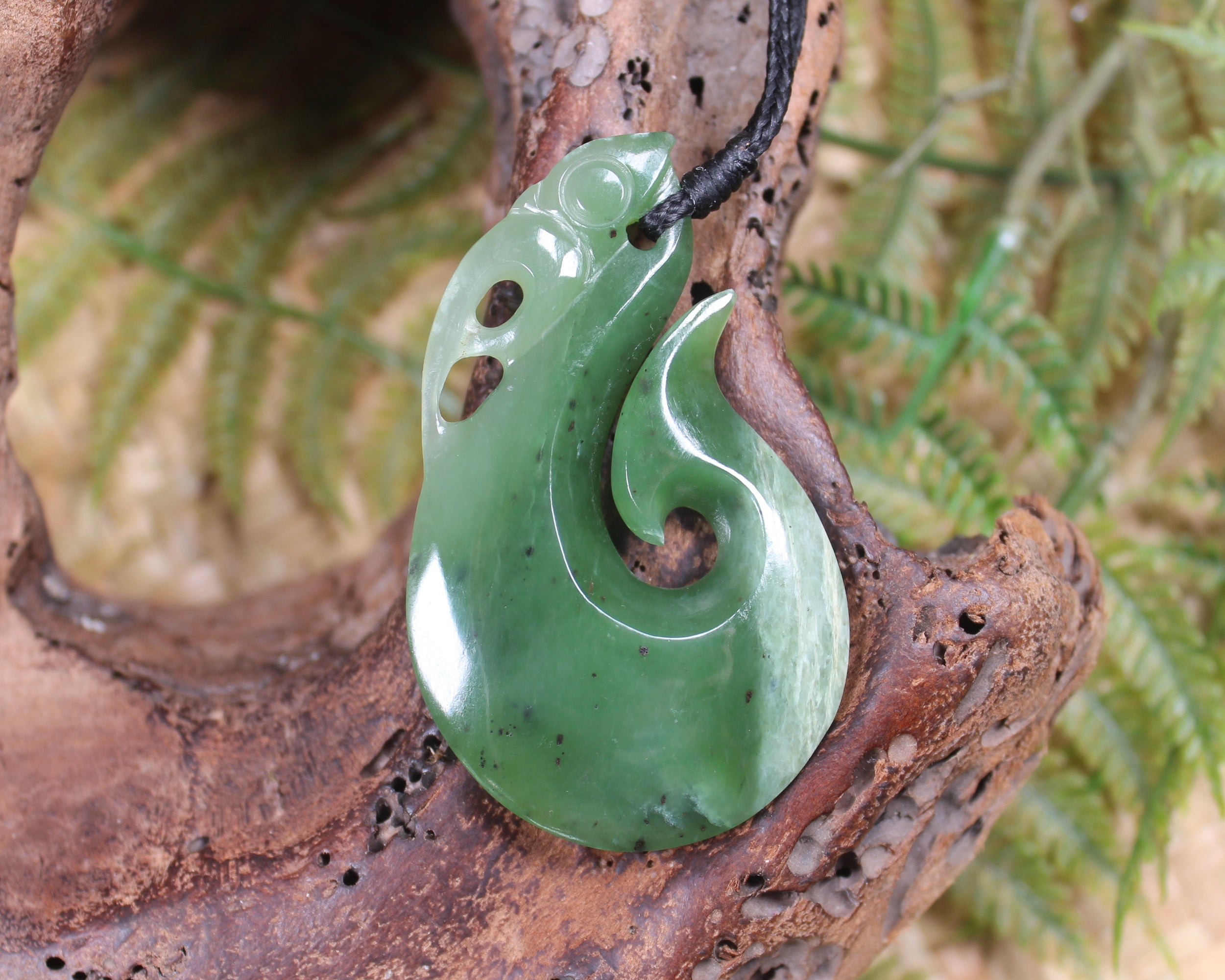 Manaia carved from Hapopo Pounamu - NZ Greenstone