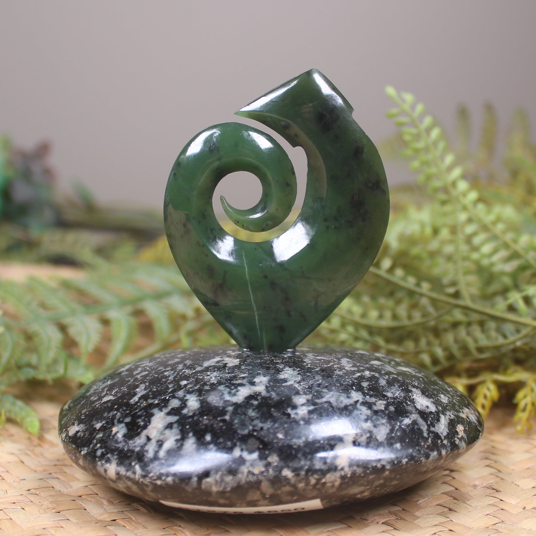 Matau Sculpture carved from Pounamu
