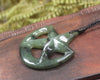 Whetumarama or Ratana Star Symbol carved from Hapopo Pounamu - New Zealand Greenstone