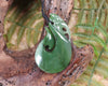 Manaia carved from Hapopo Pounamu - NZ Greenstone