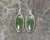 Roimata or Teardrop earrings carved from Hapopo Pounamu - NZ Greenstone