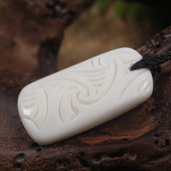 Toki or Adze carved from Beef Bone