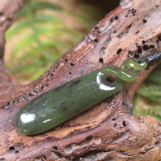 Rimu Pounamu Roimata Pendant - NZ Greenstone