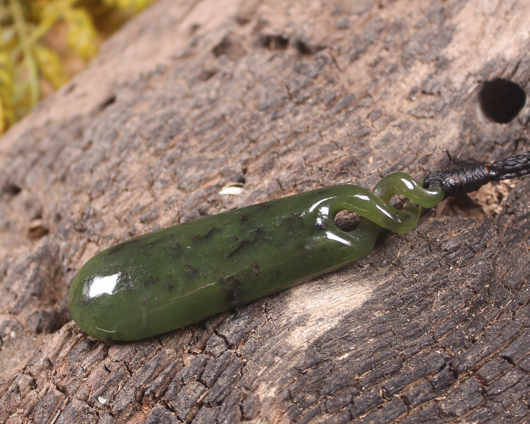 Rimu Pounamu Roimata Pendant - NZ Greenstone