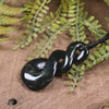 Twist carved from Kawakawa Pounamu - NZ Greenstone