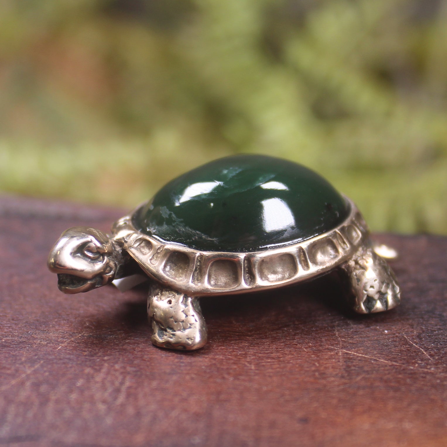 Kawakawa Pounamu Turtle Sculpture