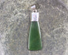 Hapopo Pounamu pendant set in Sterling Silver - NZ Greenstone