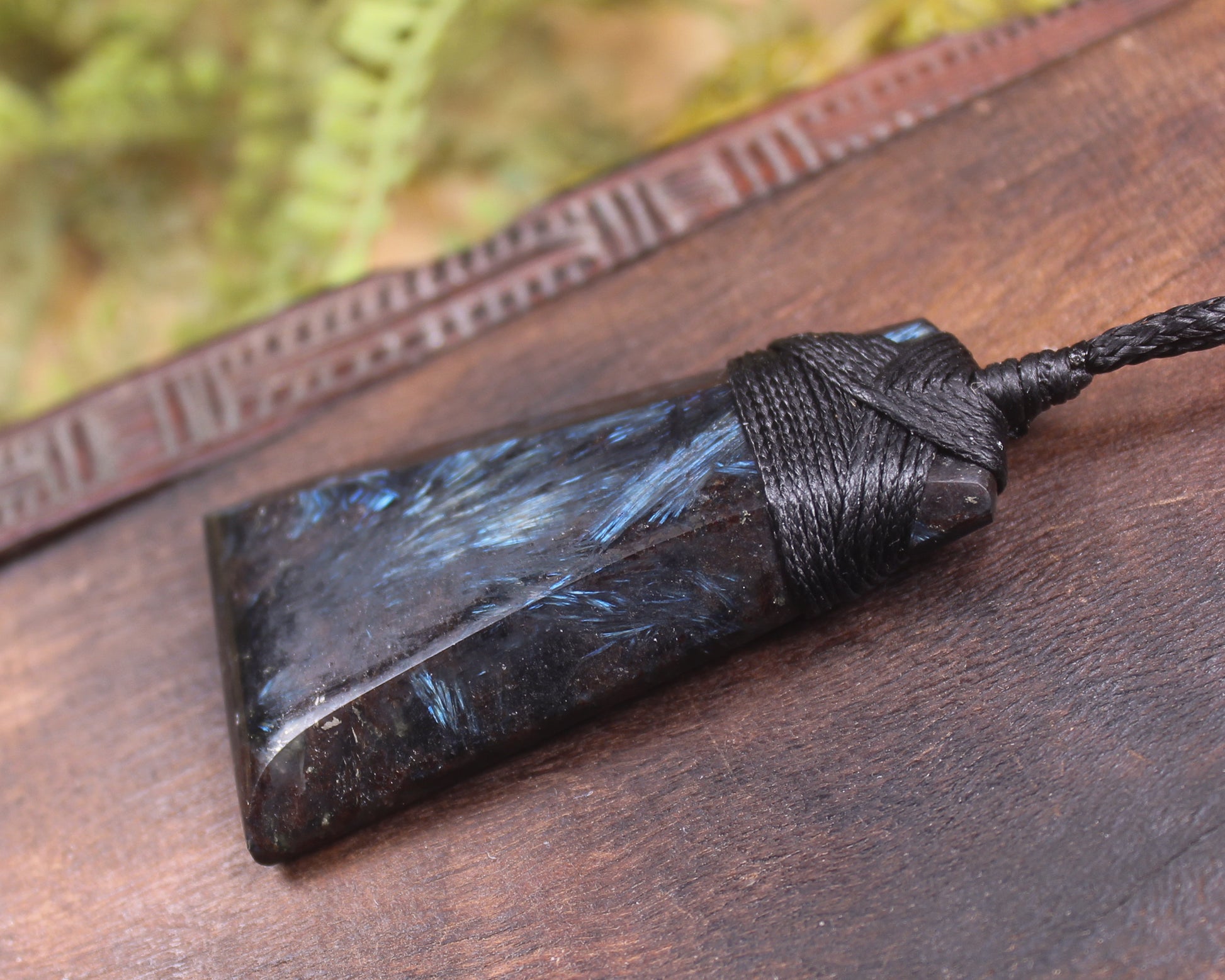 Astrophyllite Toki Pendant