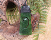 Toki or Adze with Koru carved from Hapopo Pounamu - NZ Greenstone
