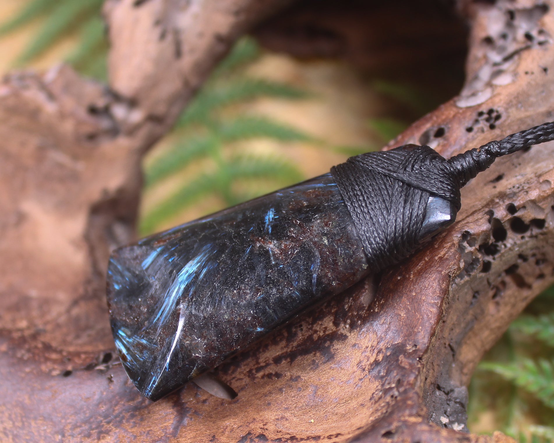 Astrophyllite Toki Pendant
