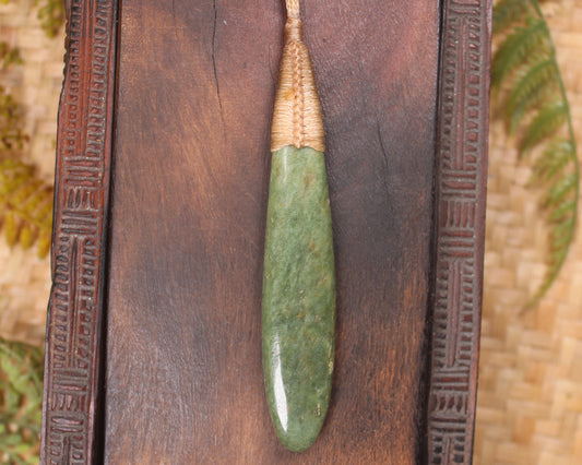 Flower Jade Pounamu Roimata Pendant - NZ Greenstone