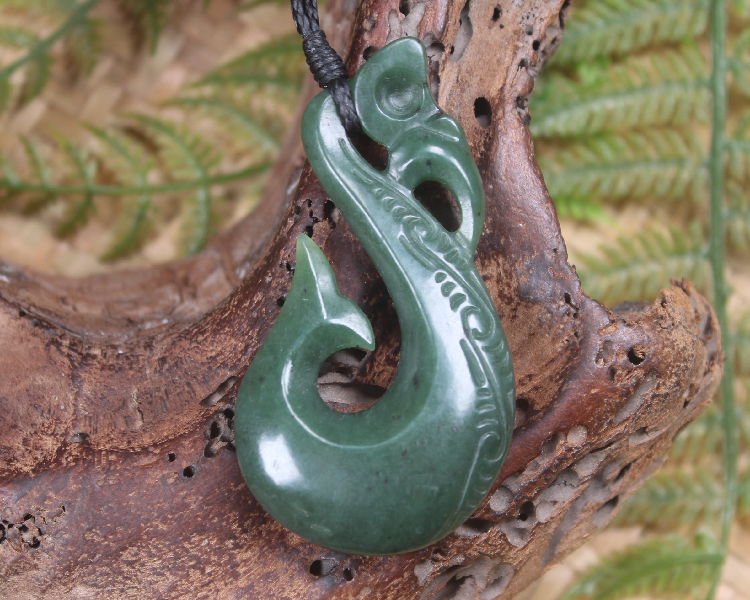 Manaia carved from Hapopo Pounamu - NZ Greenstone