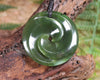 Koru carved from Rimu Pounamu - NZ Greenstone
