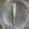 Taniwha Tooth or Niho carved from Flower Jade Pounamu - NZ Greenstone