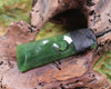 Toki or Adze with Koru carved from Hapopo Pounamu - NZ Greenstone