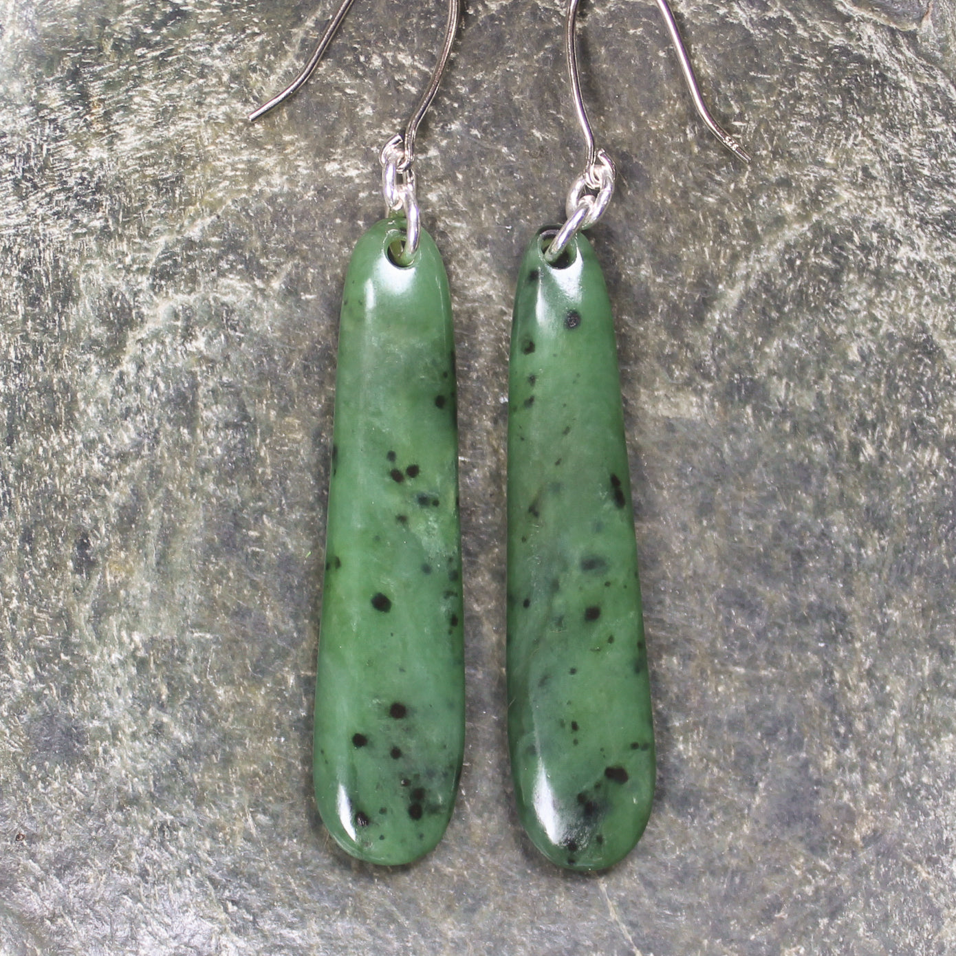 Hapopo Pounamu Earrings