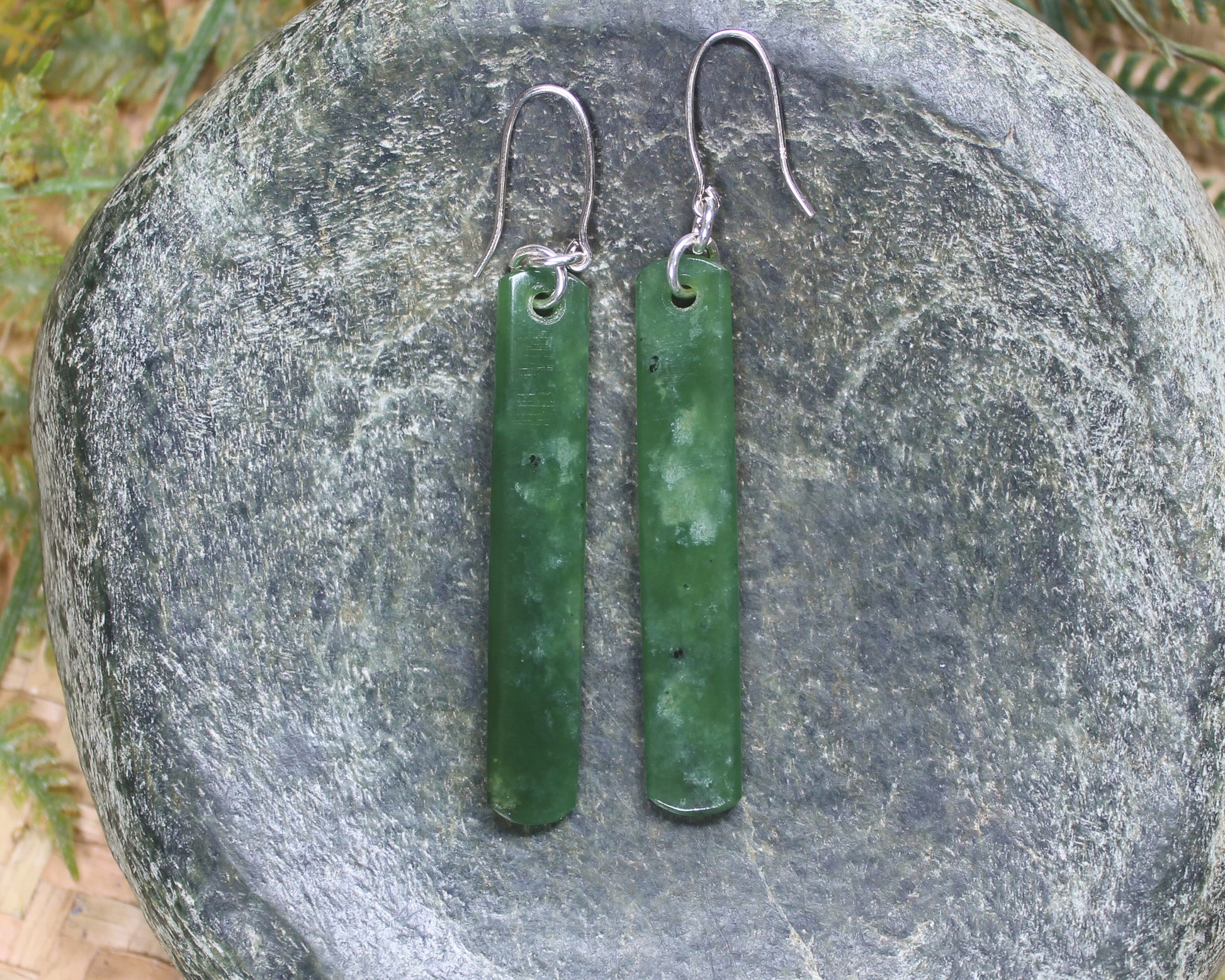 Hapopo Pounamu Earrings