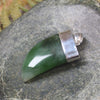 Taniwha Tooth or Niho carved from Hapopo Pounamu - NZ Greenstone