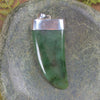 Taniwha Tooth or Niho carved from Kawakawa Pounamu - NZ Greenstone