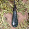 Kawakawa Pounamu Roimata Pendant - NZ Greenstone