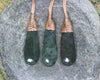 Roimata Teardrop carved from Hapopo Pounamu - NZ Greenstone