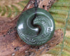 Koru pendant carved from Kawakawa Pounamu - NZ Greenstone