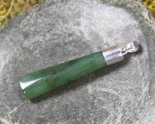 Pendant carved from Hapopo Pounamu - NZ Greenstone