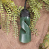 Hapopo Pounamu Toki twist pendant - NZ Greenstone