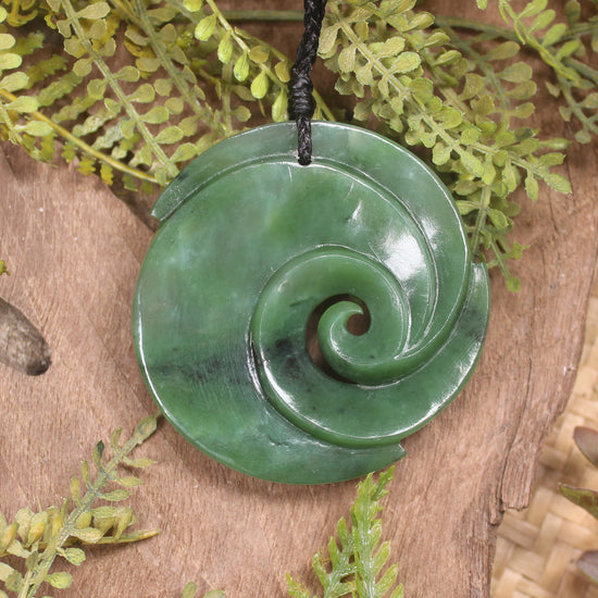 Hapopo Pounamu Koru - NZ Greenstone