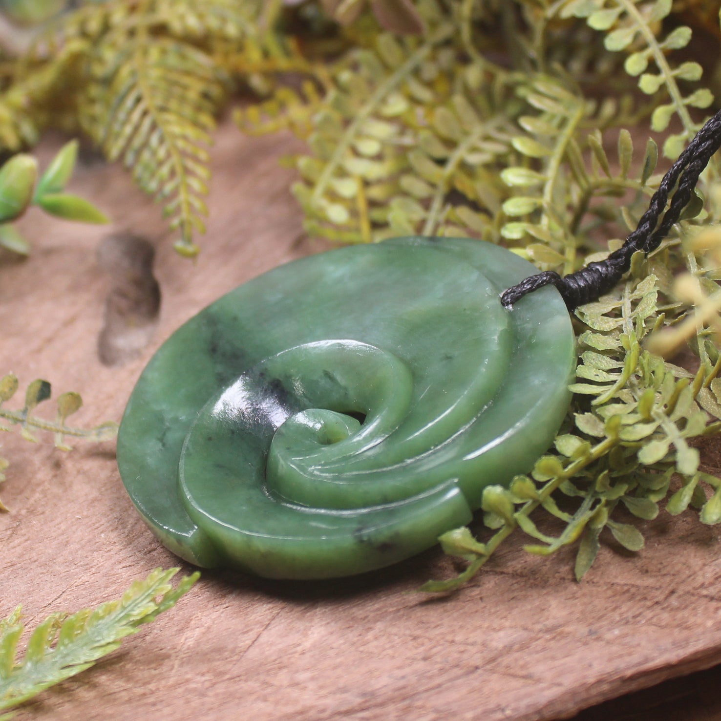 Hapopo Pounamu Koru - NZ Greenstone