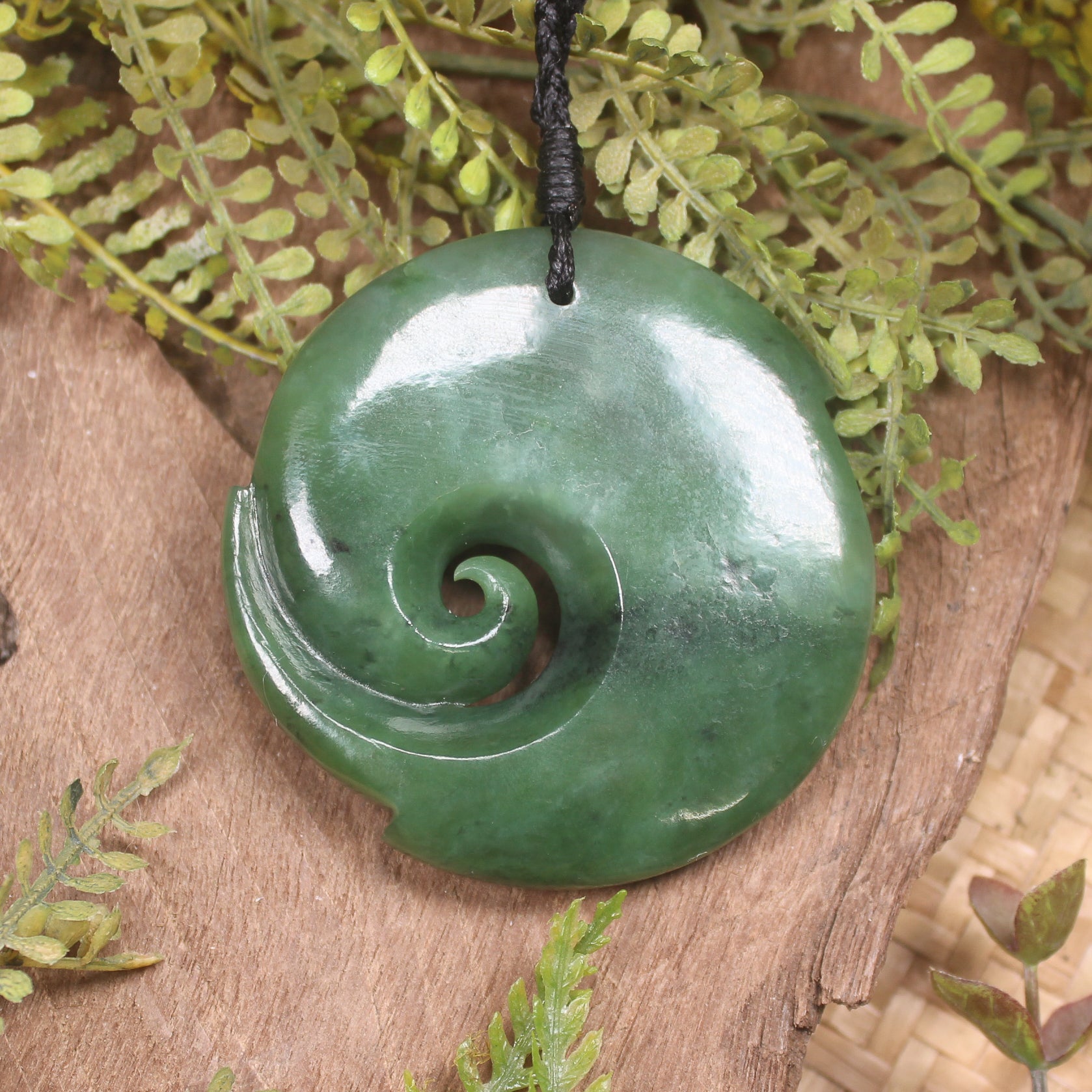 Hapopo Pounamu Koru - NZ Greenstone