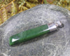Hapopo Pounamu pendant set in Sterling Silver - NZ Greenstone