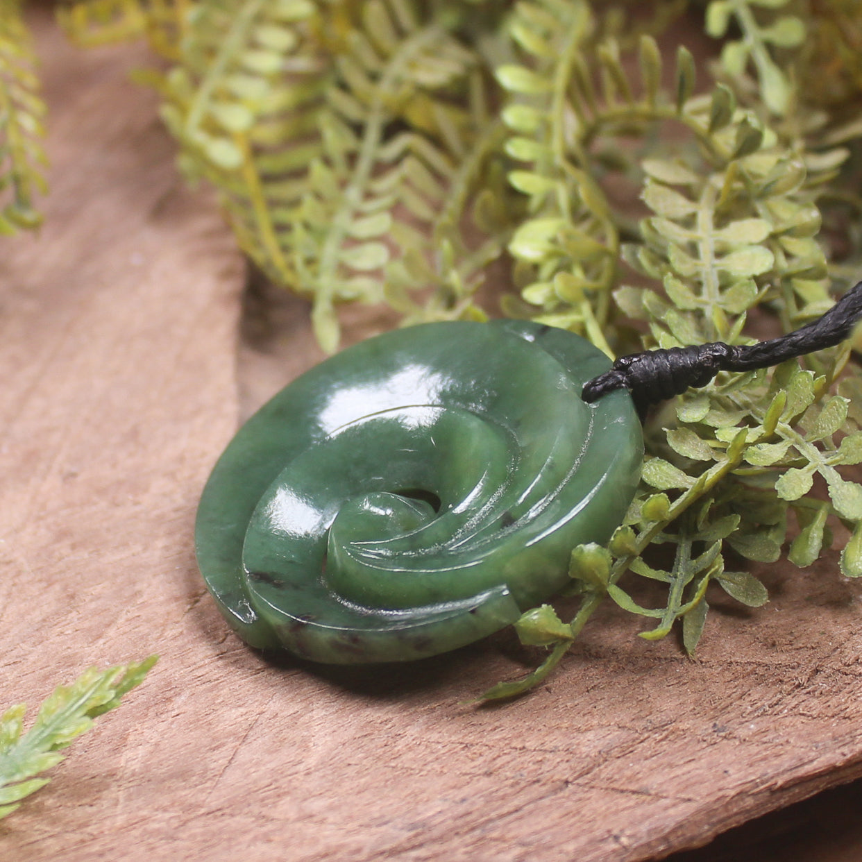 Hapopo Pounamu Koru - NZ Greenstone