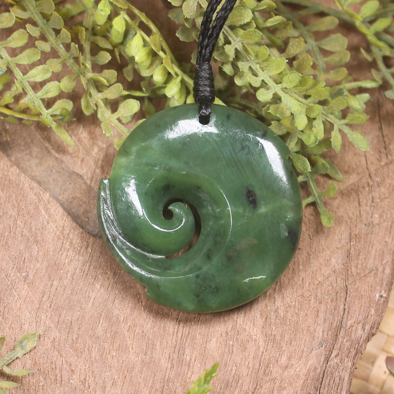 Hapopo Pounamu Koru - NZ Greenstone
