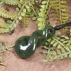 Twist or Pikorua carved from Hapopo Pounamu - NZ Greenstone
