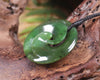 Koru carved from Hapopo Pounamu - NZ Greenstone
