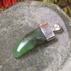 Taniwha Tooth or Niho carved from Hapopo Pounamu - NZ Greenstone