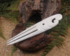 Heru with Koru carved from beef bone