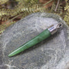 Taniwha Tooth or Niho carved from Hapopo Pounamu - NZ Greenstone