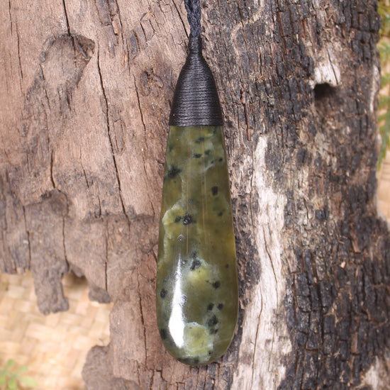 Rimu Pounamu Roimata Pendant - NZ Greenstone