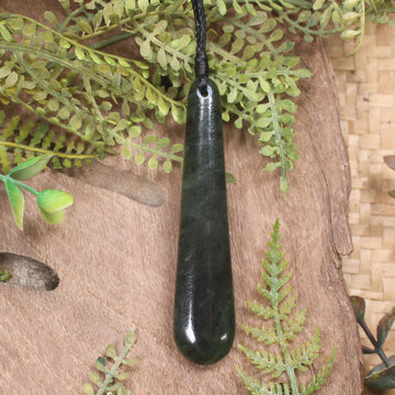 Rimu Pounamu Roimata Pendant - NZ Greenstone