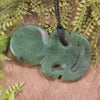 Hei Tiki carved from Hapopo Pounamu - NZ Greenstone