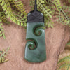 Kawakawa Pounamu Toki with Koru
