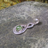 Hapopo Pounamu pendant set in Sterling Silver - NZ Greenstone