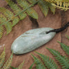 Roimata or Teardop carved from Inanga Pounamu - NZ Greenstone