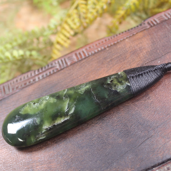 Rimu Pounamu Roimata Pendant - NZ Greenstone